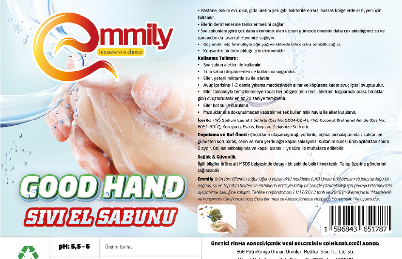 Emmily Sıvı El Sabunu