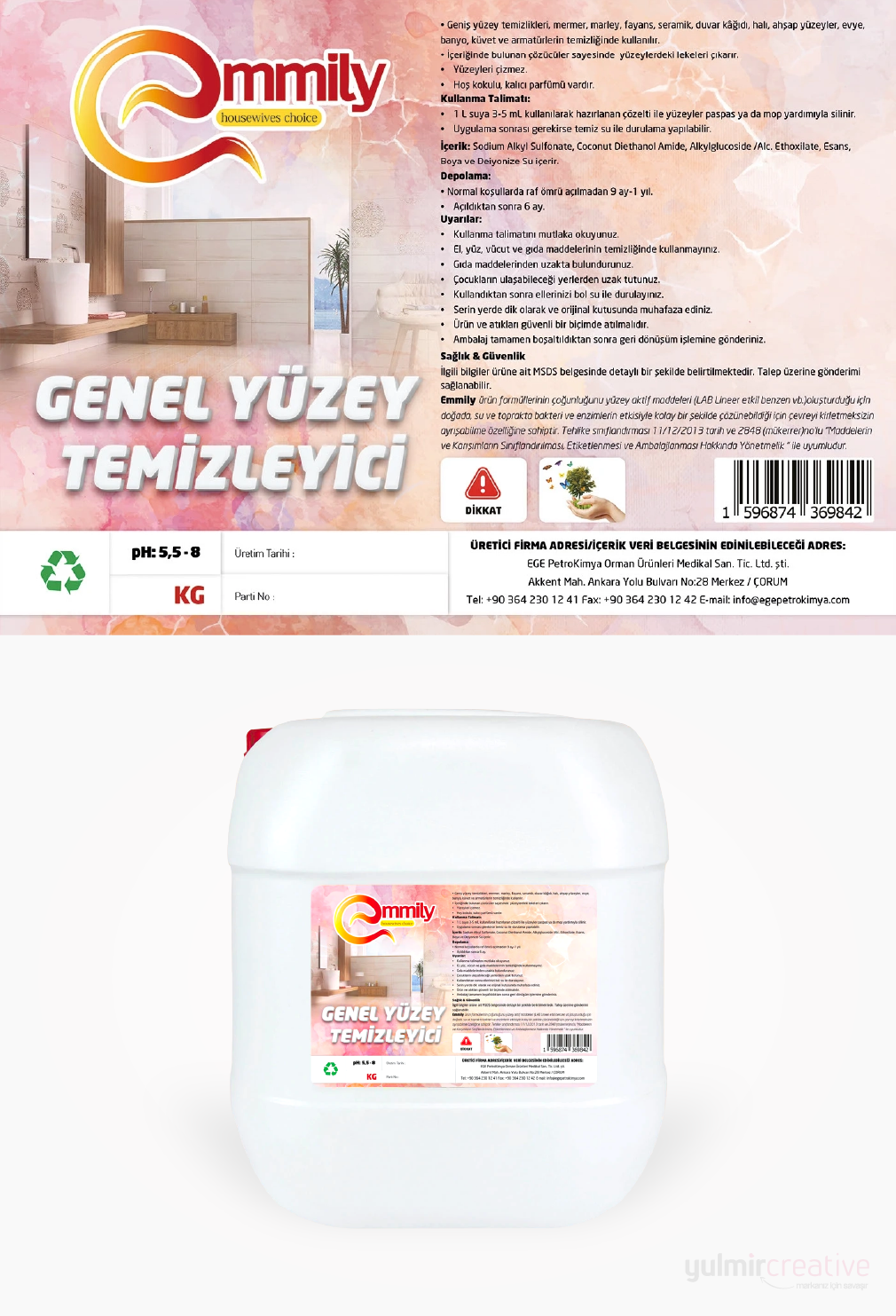Emmily Genel Yüzey Temizleyici