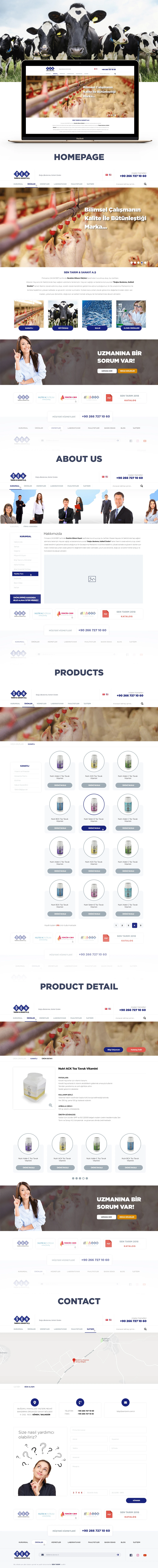 Sen Tarım Kurumsal Site Tasarımı