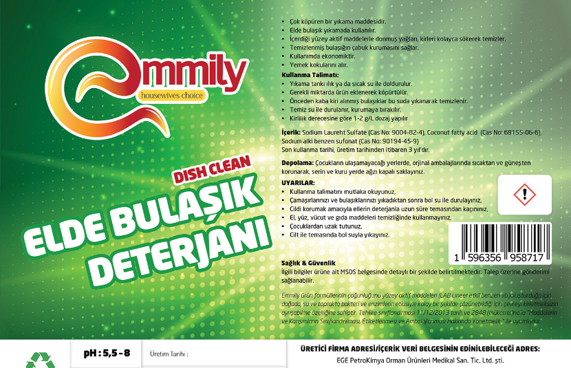 Emmily Elde Bulaşık Deterjanı